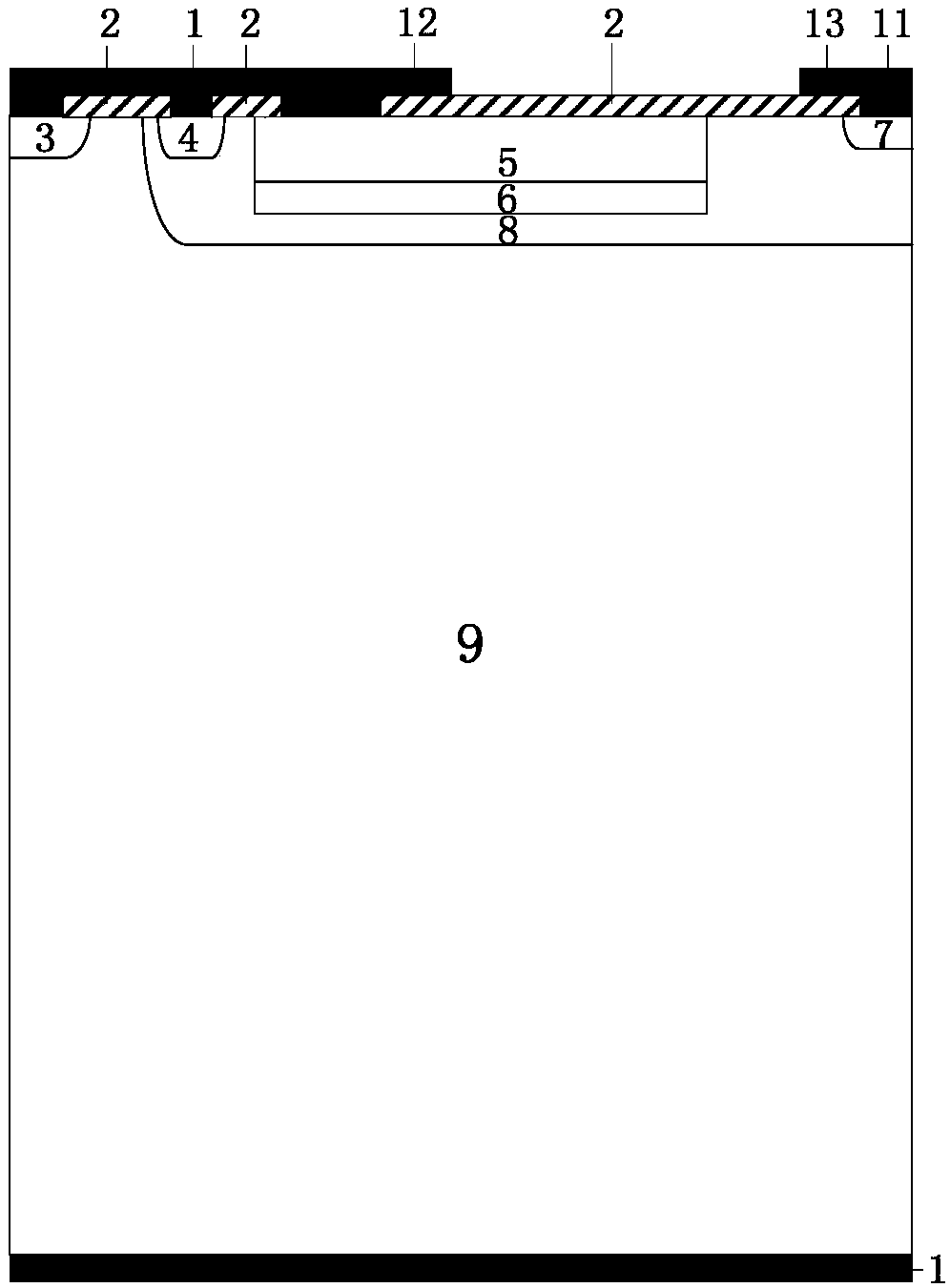 Transverse constant current diode