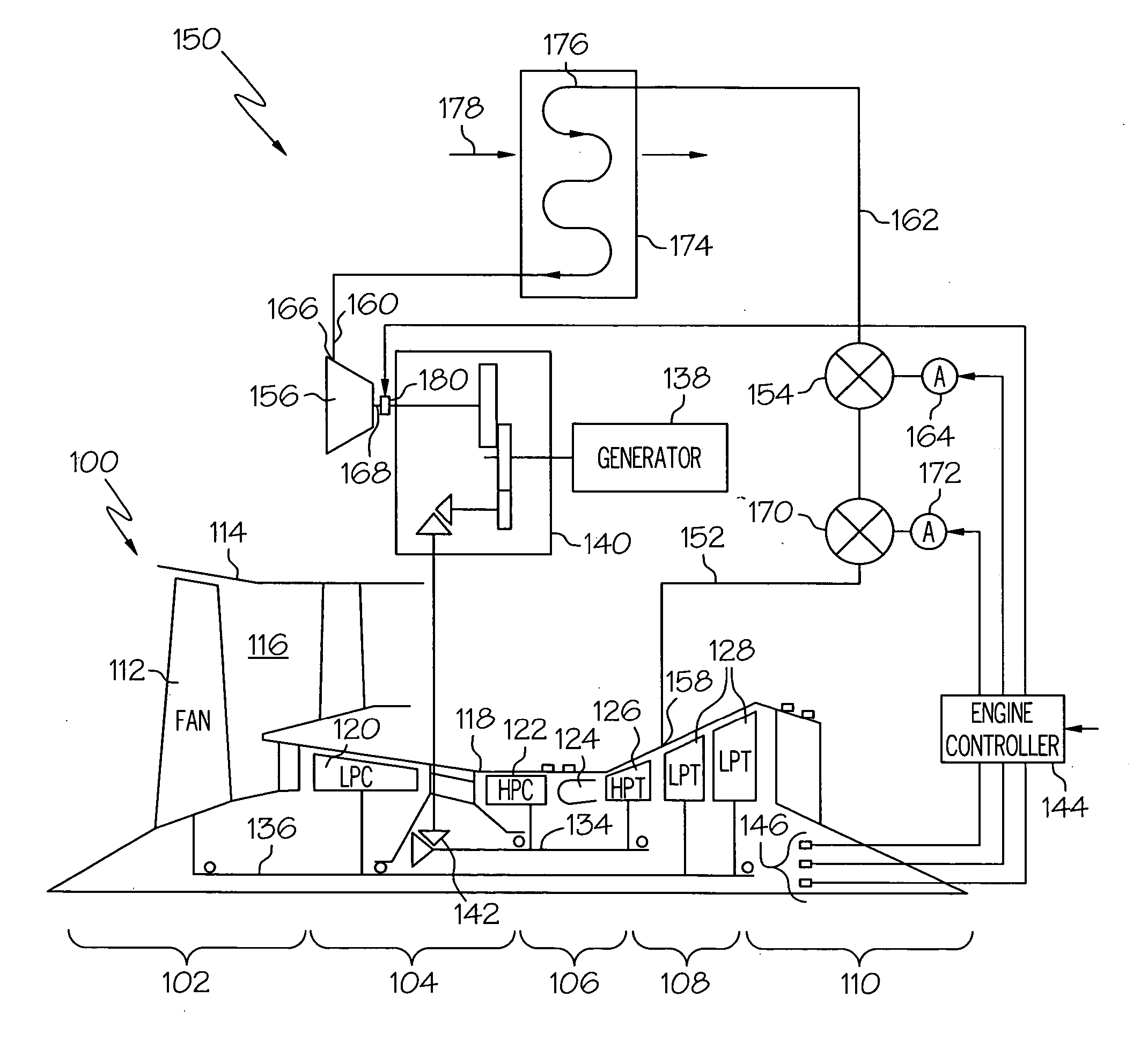 Gas turbine engine bleed air power assist system and method