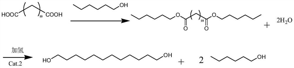 A kind of preparation method of 1,12-dodecanediol