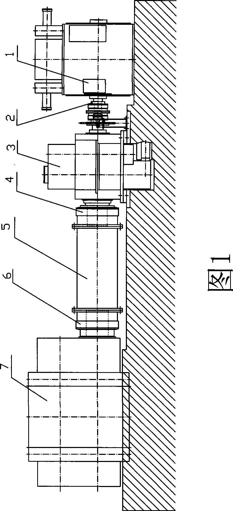 Drum type flying shears and gear pair return-clearance adjustment method