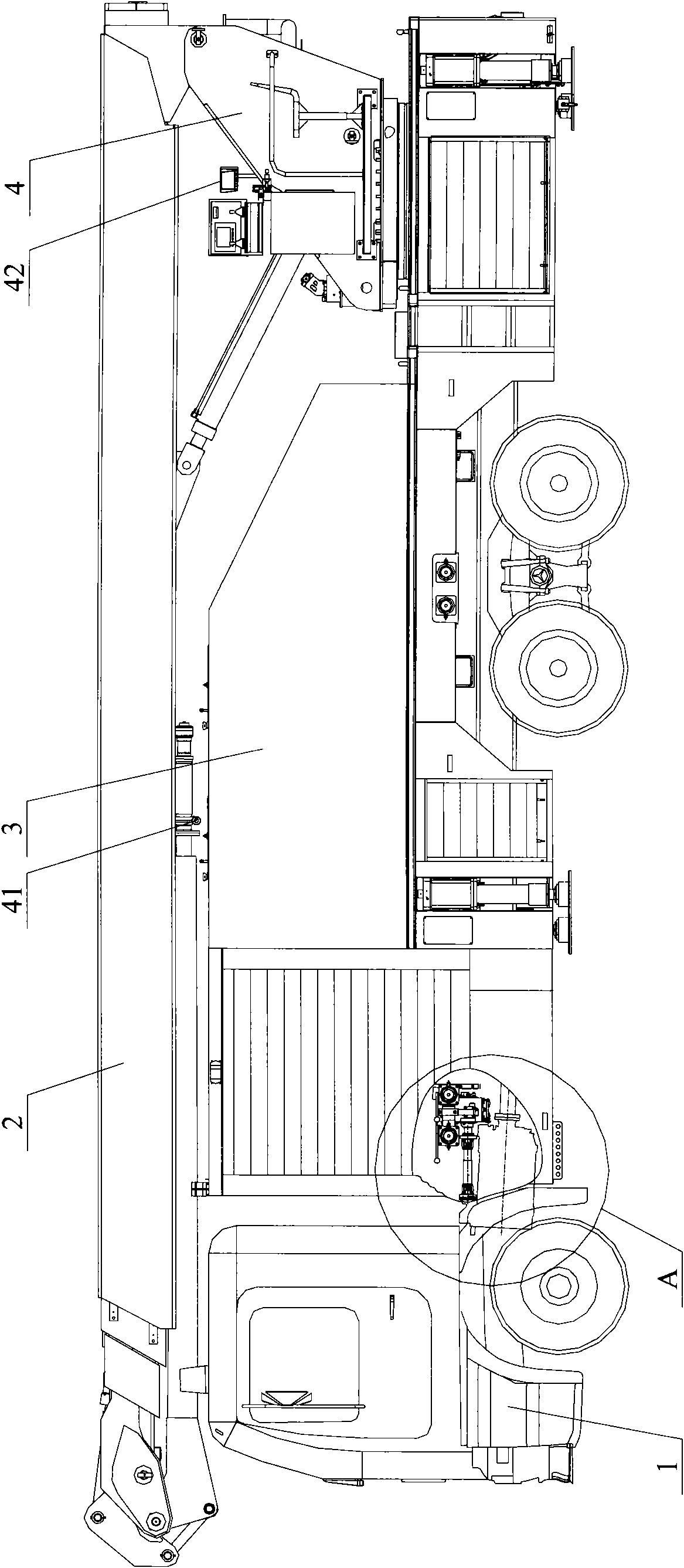 Fire-fighting liquid container and water tower fire truck with same