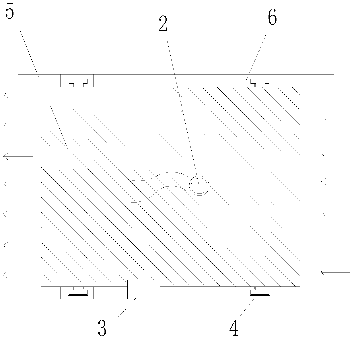 Optical-refraction-based test device and test method for wake flow bleeding in vortex-induced vibration