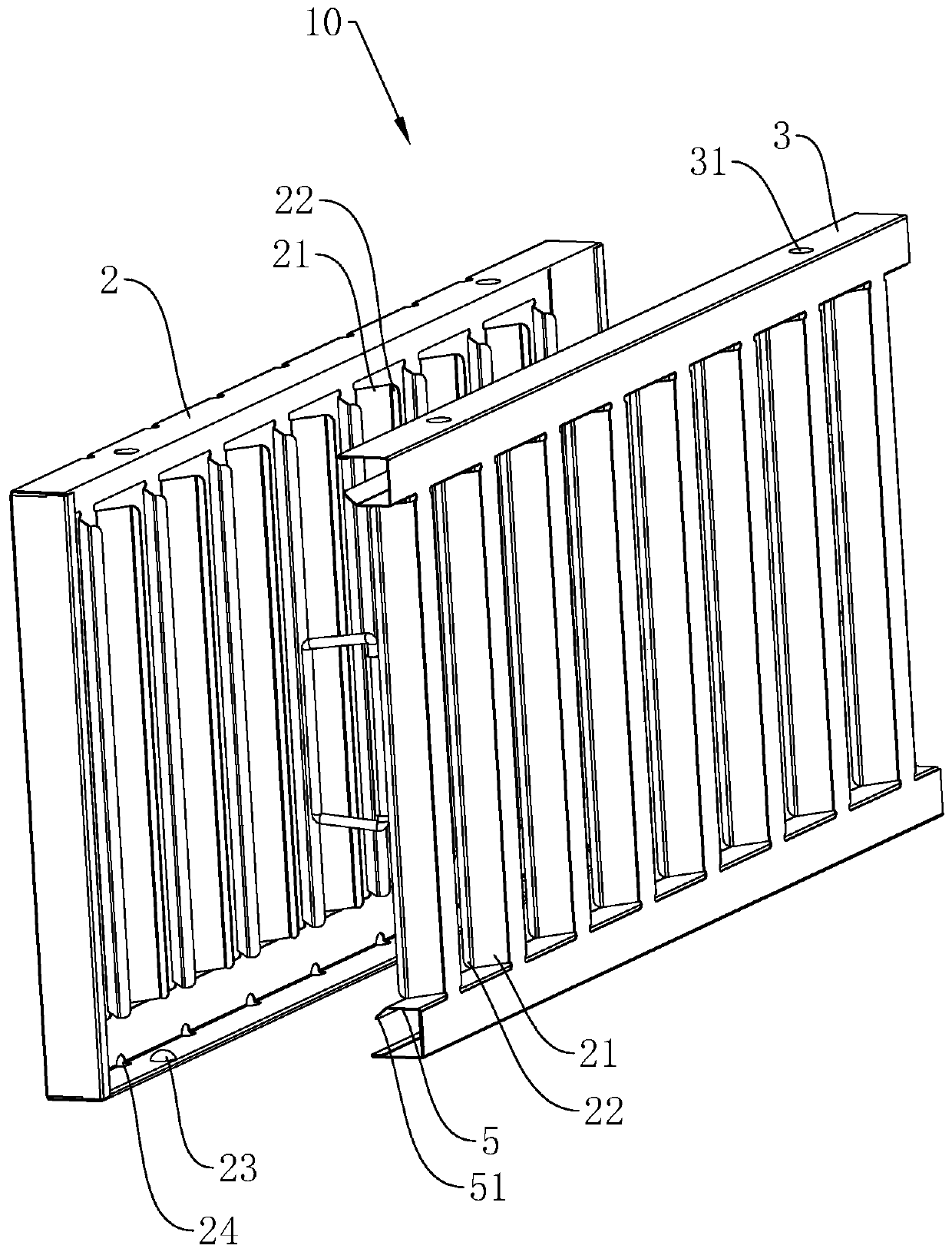 An oil fume filter with primary effect filtering function