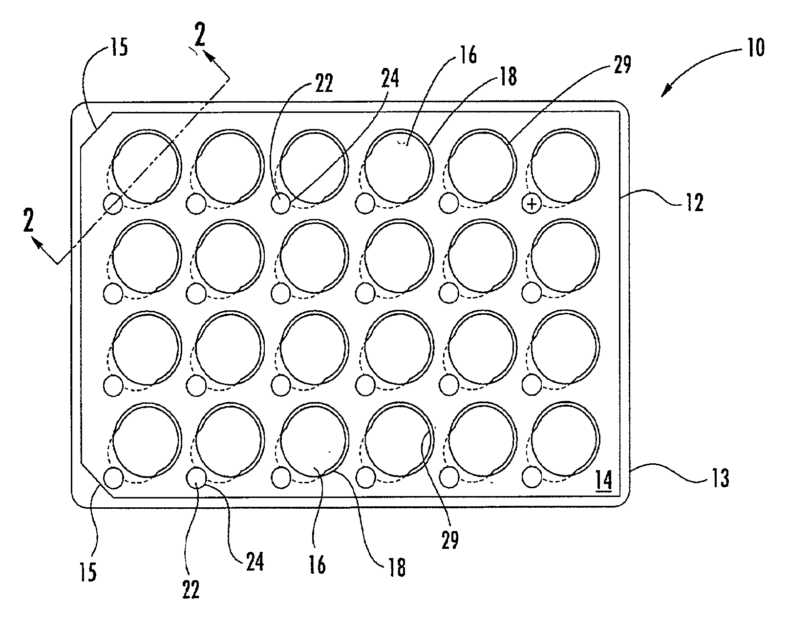 Plate and method for high throughput screening