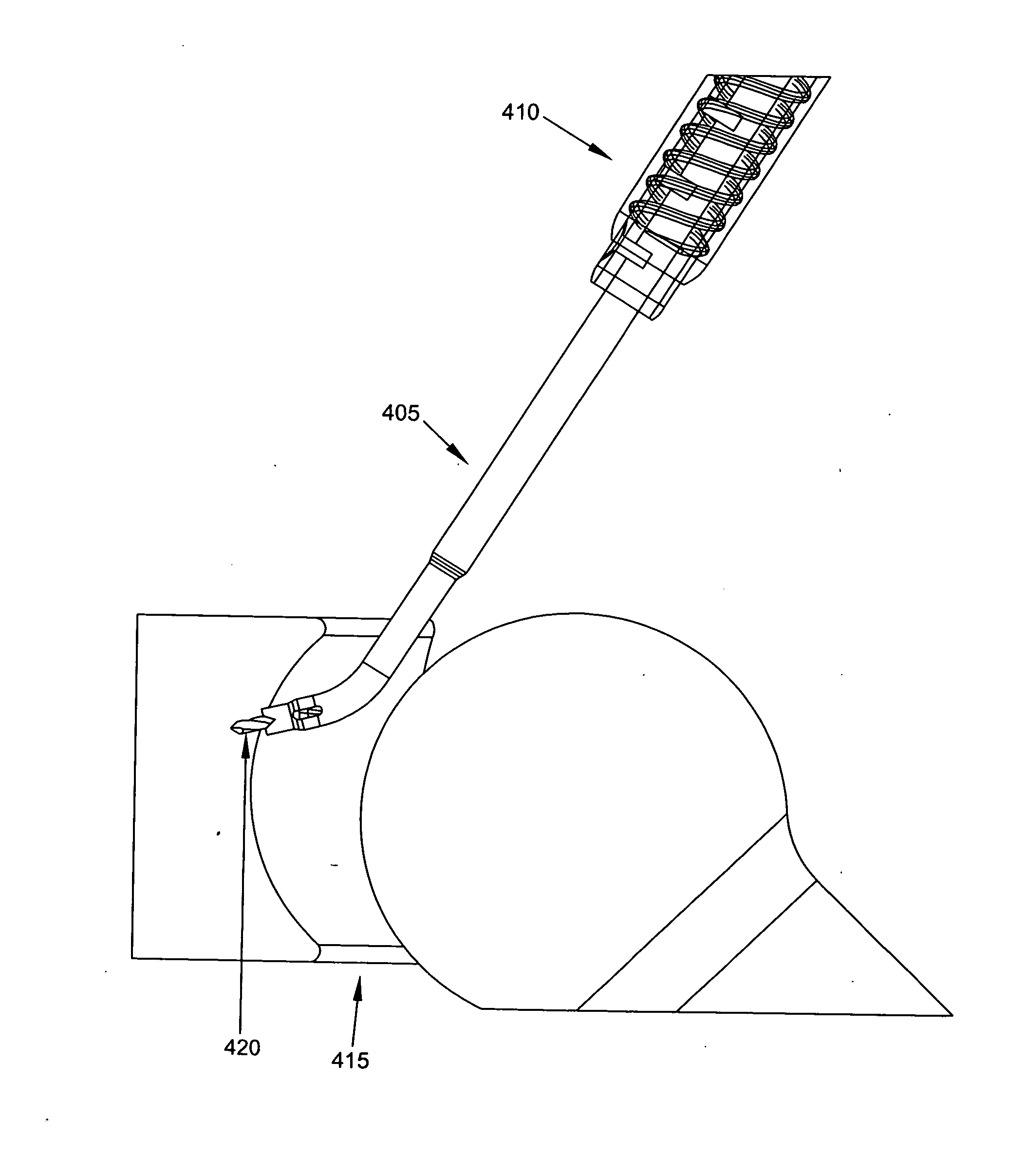 Flexible drill bit and angled drill guide for use with the same