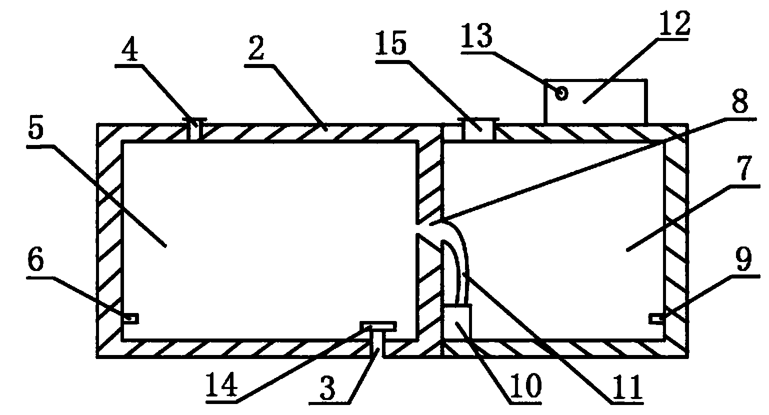 Printing ink box capable of storing ink