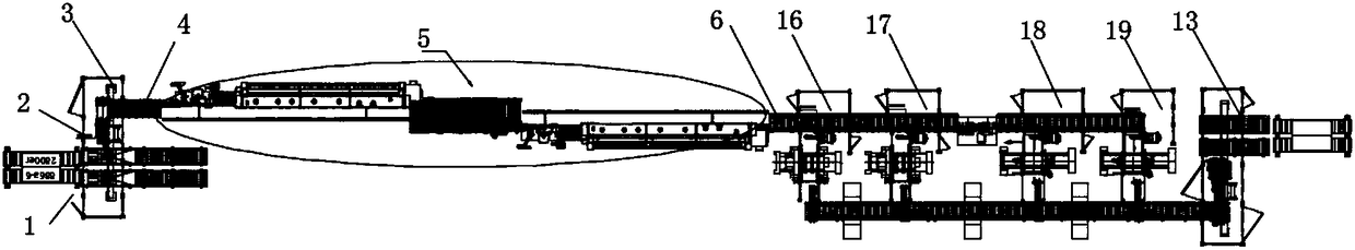 Automatic production process system for standard part