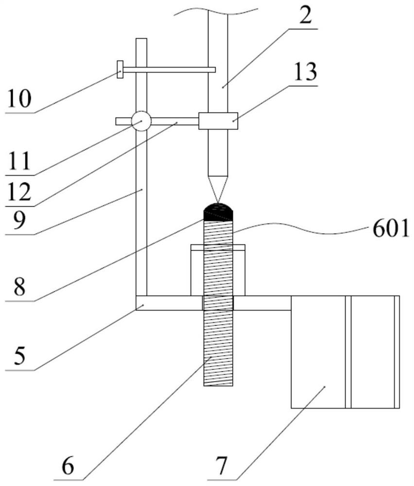 A prism centering rod and a method for measuring the height of the prism centering rod