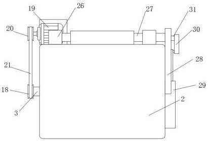 A draining device for cleaning vegetables