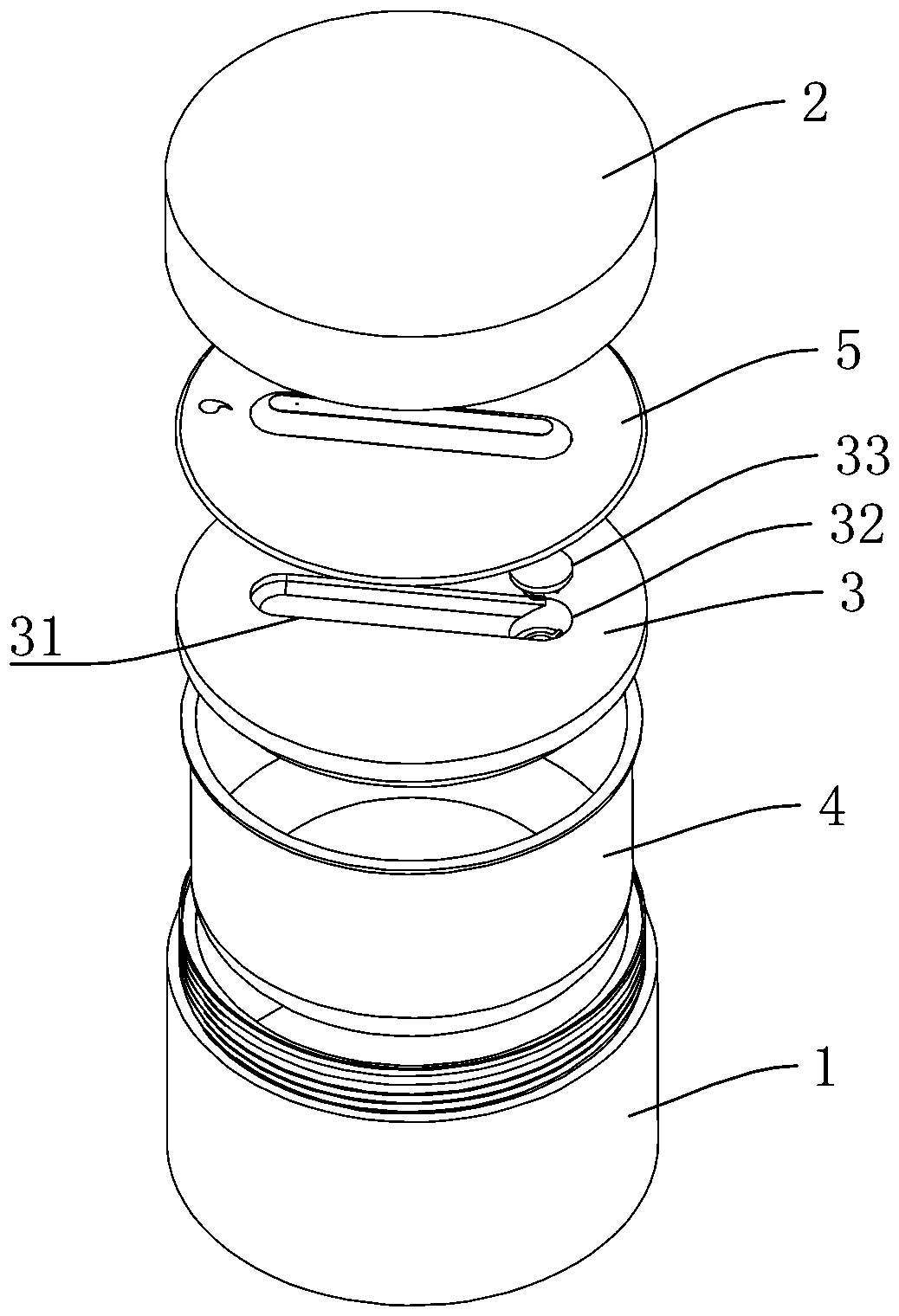 Cosmetic packaging bottle