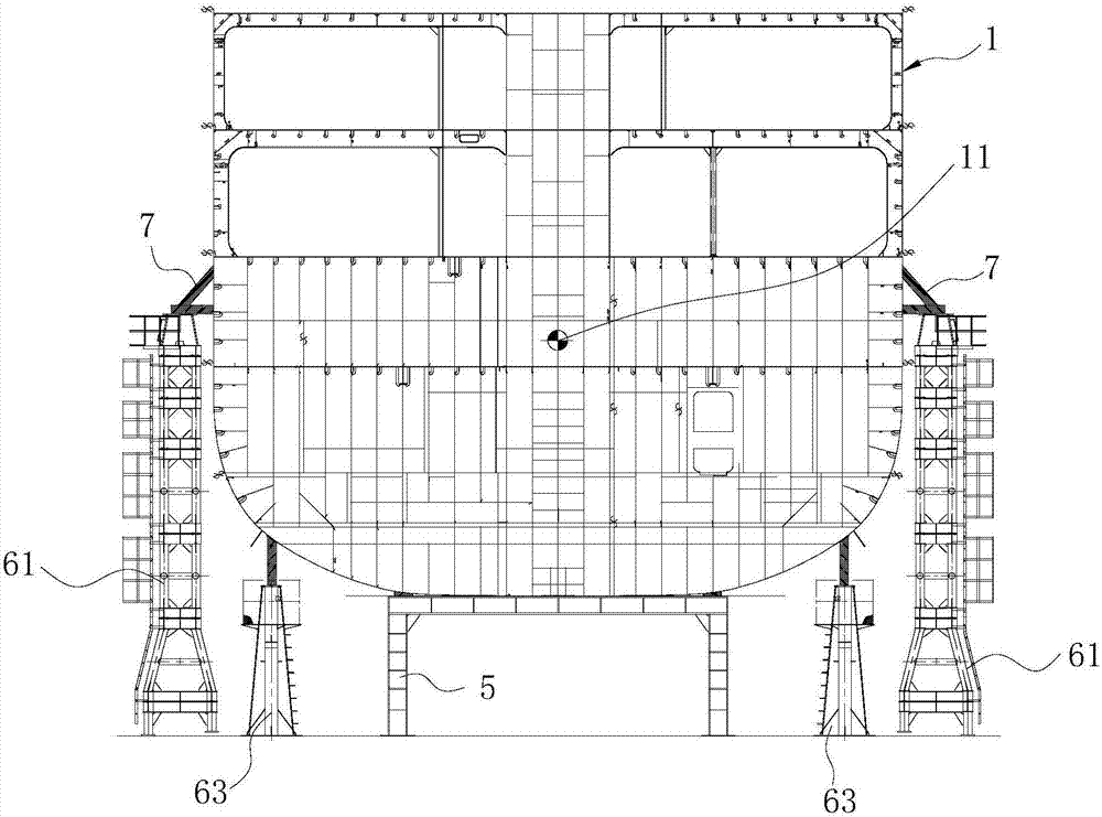 Flipper block construction method