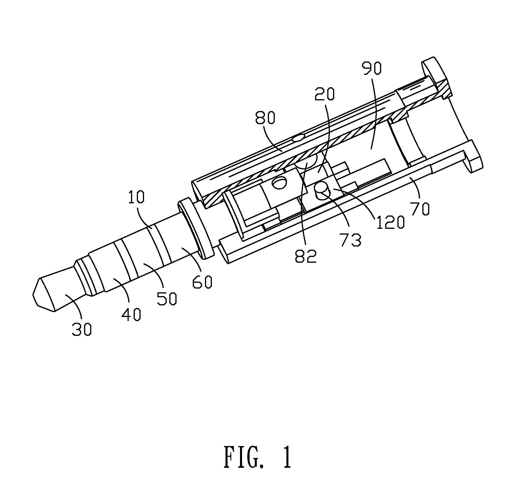 Audio plug connector