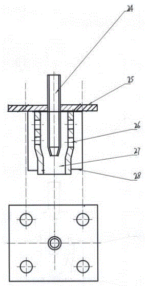 Internal combustion engine power self-propelled lotus root picking machine adopting compressed air injection and suction type spraying head