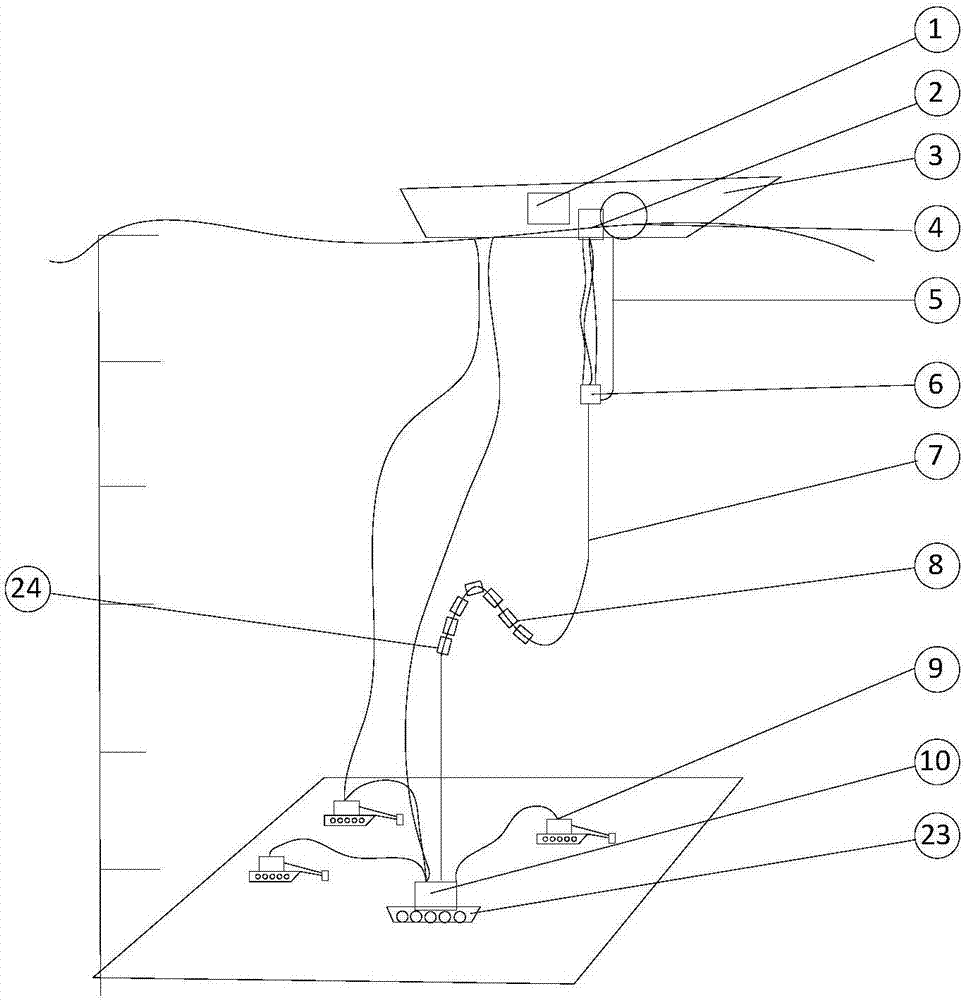 Hydraulic power and air lift integrated deep-sea mining lifting system