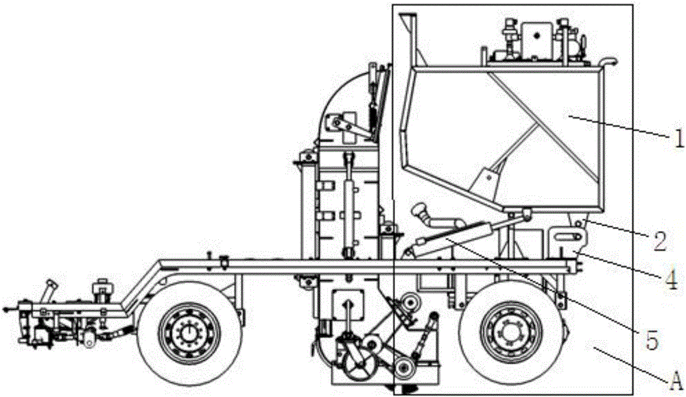 Garbage can lifting and dumping mechanism