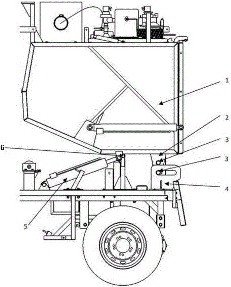 Garbage can lifting and dumping mechanism