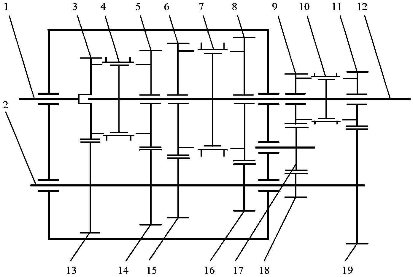 Gear case coupling modulation signal separation method based on inner product transformation and correlation filtering