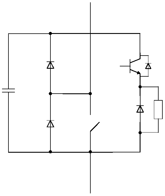 Bridge type DC energy consumption device and control method