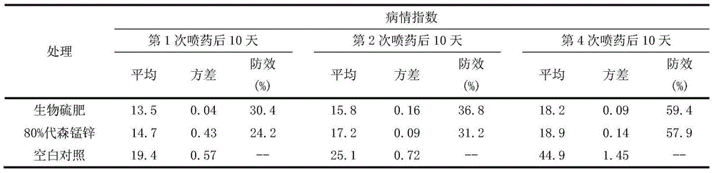 Biological sulfur fertilizer and preparation method thereof