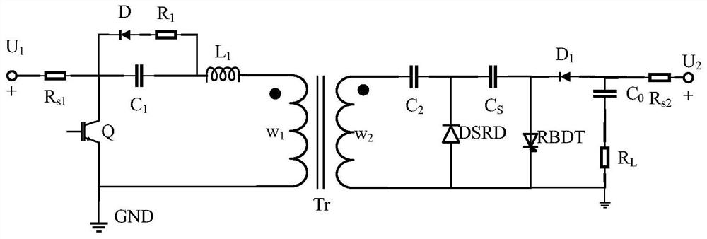 Trigger circuit of RBDT device, and application thereof in pulse generator