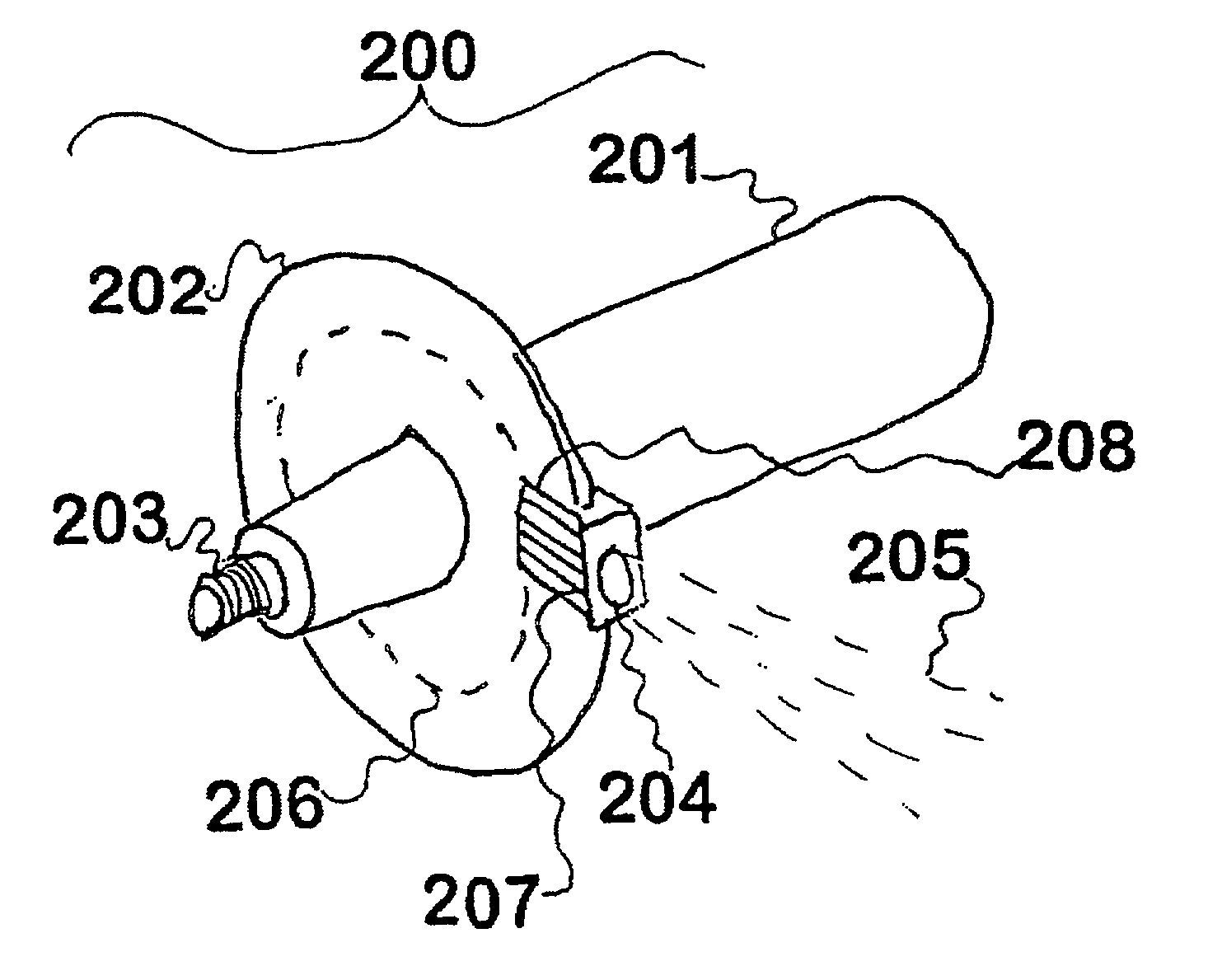 Illumination by hand-operated power tools