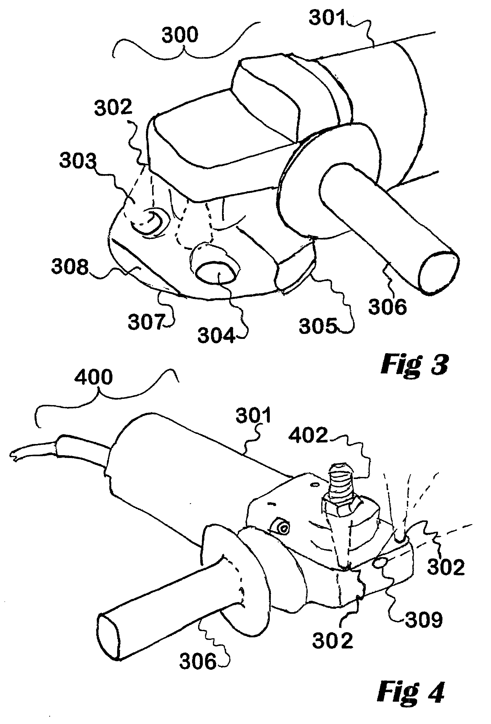 Illumination by hand-operated power tools