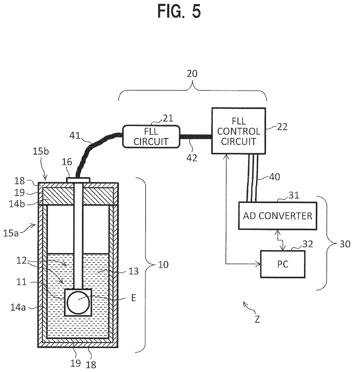 Magnetic field measuring element, magnetic field measuring device, and magnetic field measuring system