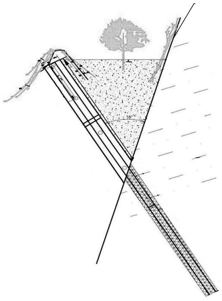 Ecological restoration construction technology for surface mine slope