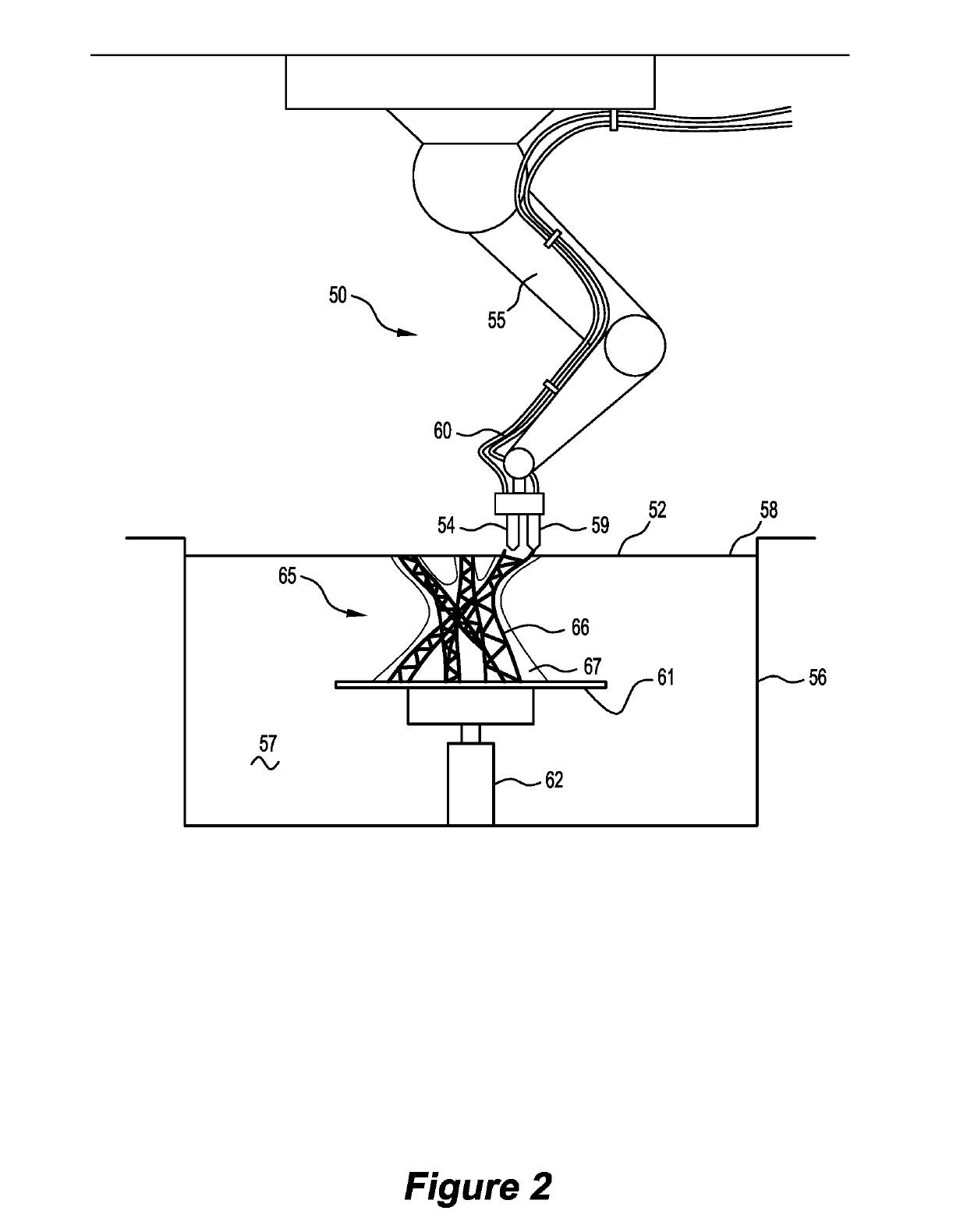 Method and apparatus for fabricating a composite object