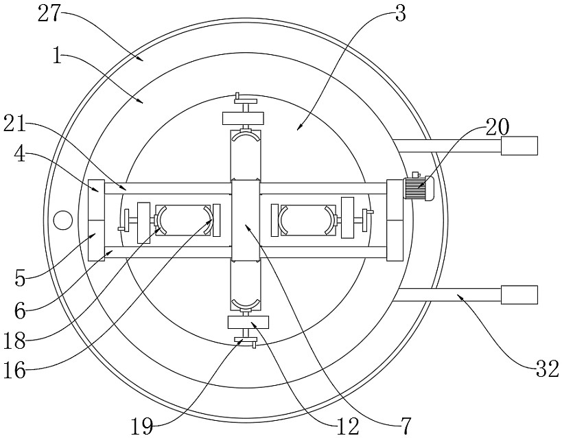 Spraying device for automobile aluminum alloy hub and convenient to move