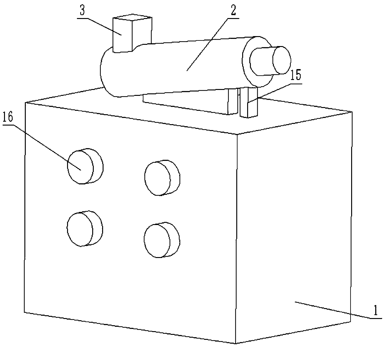 High-moisture sludge uniform-distribution drying device