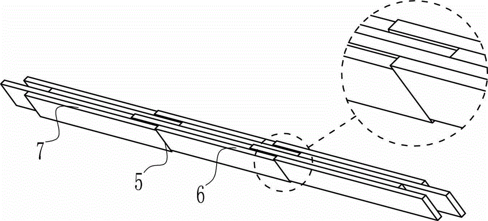 A kind of manufacturing method of bamboo glulam