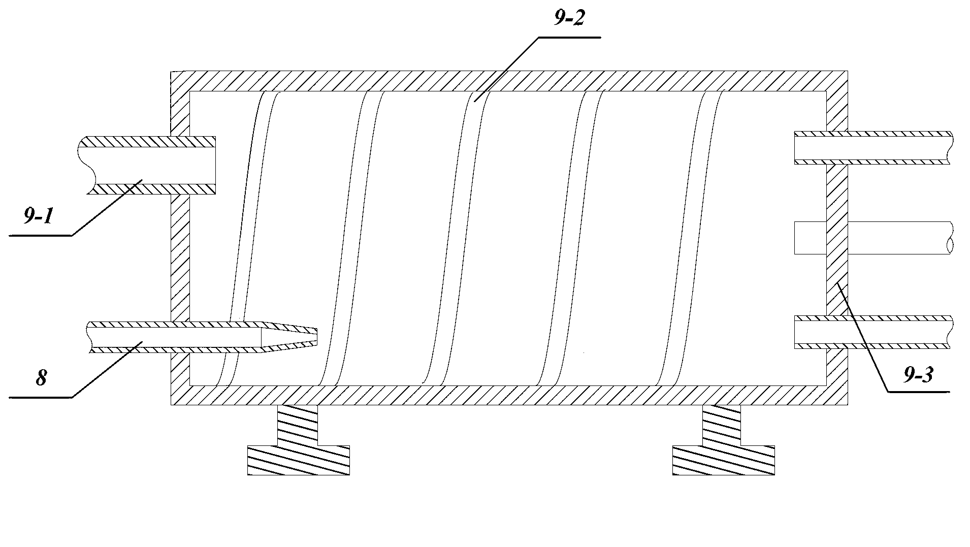 Compact type mixed gas breathing medical device using hydrogen as effective constituent