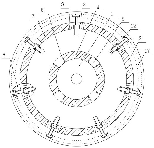 A magnetic gear device with metal foil