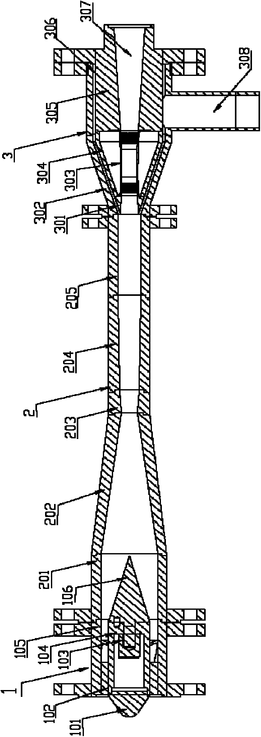 A dual-throat self-starting supersonic cyclone separator and its separation method