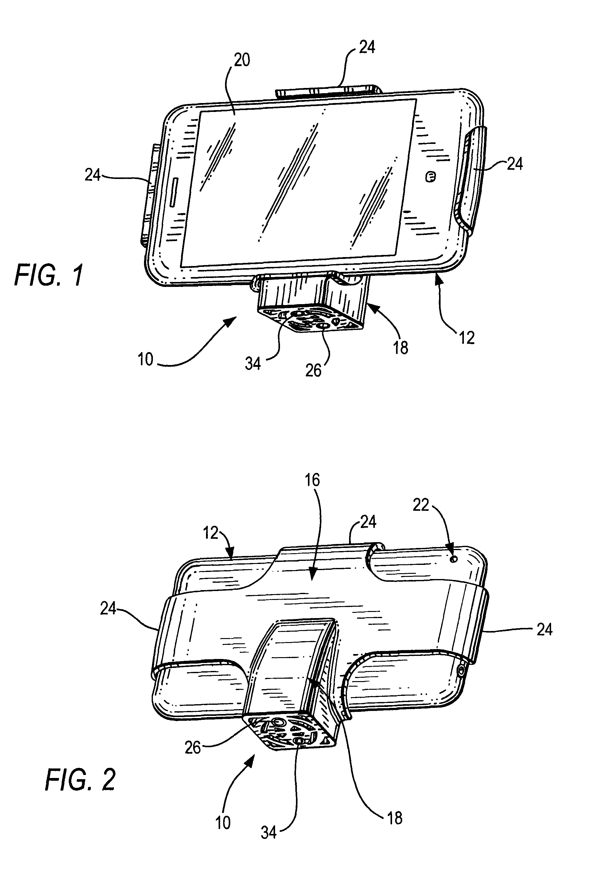 Stabilized mount for, and method of, steadily supporting a motion-sensitive, image capture device