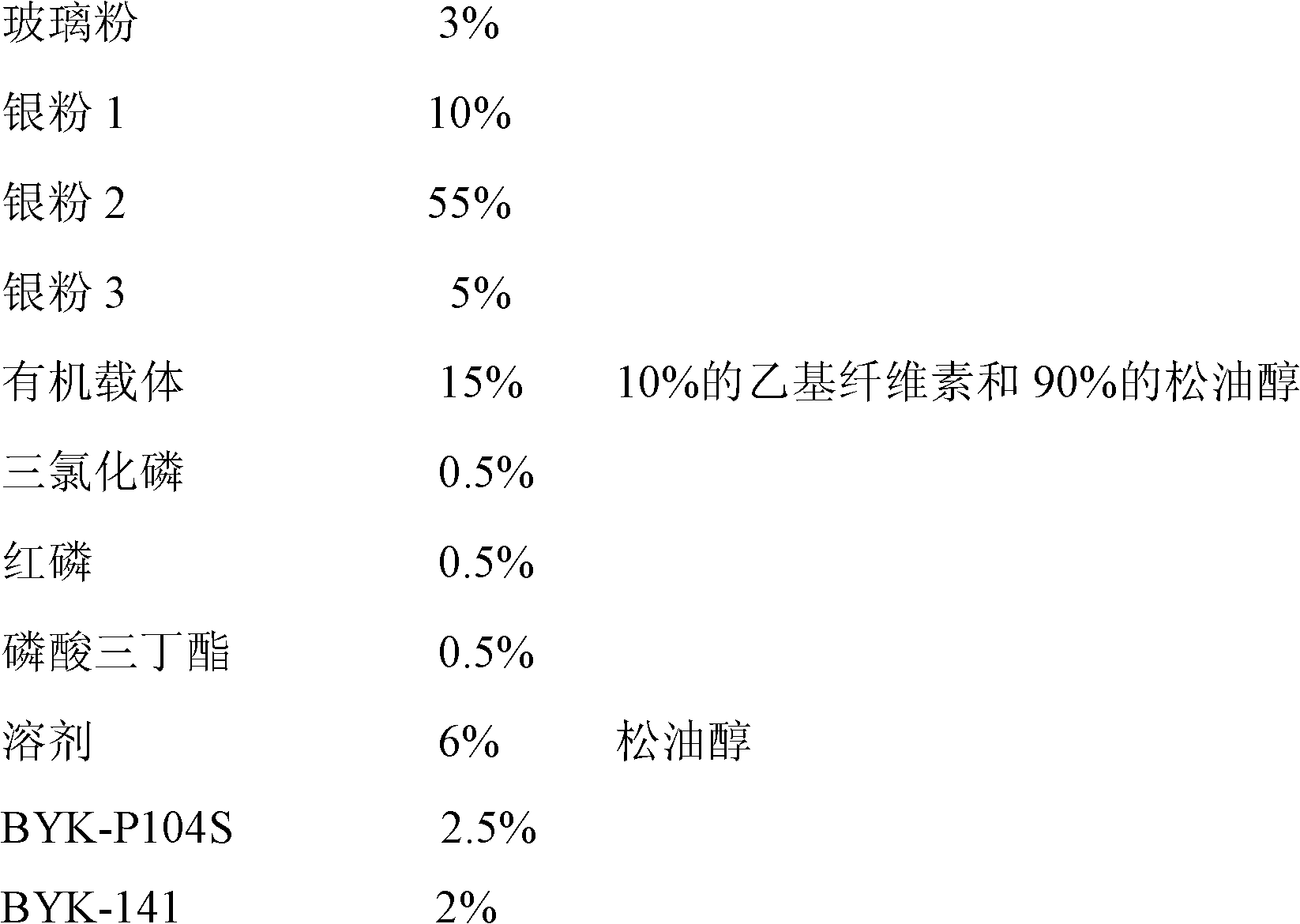 Front silver paste for silicon solar cells and preparation method thereof