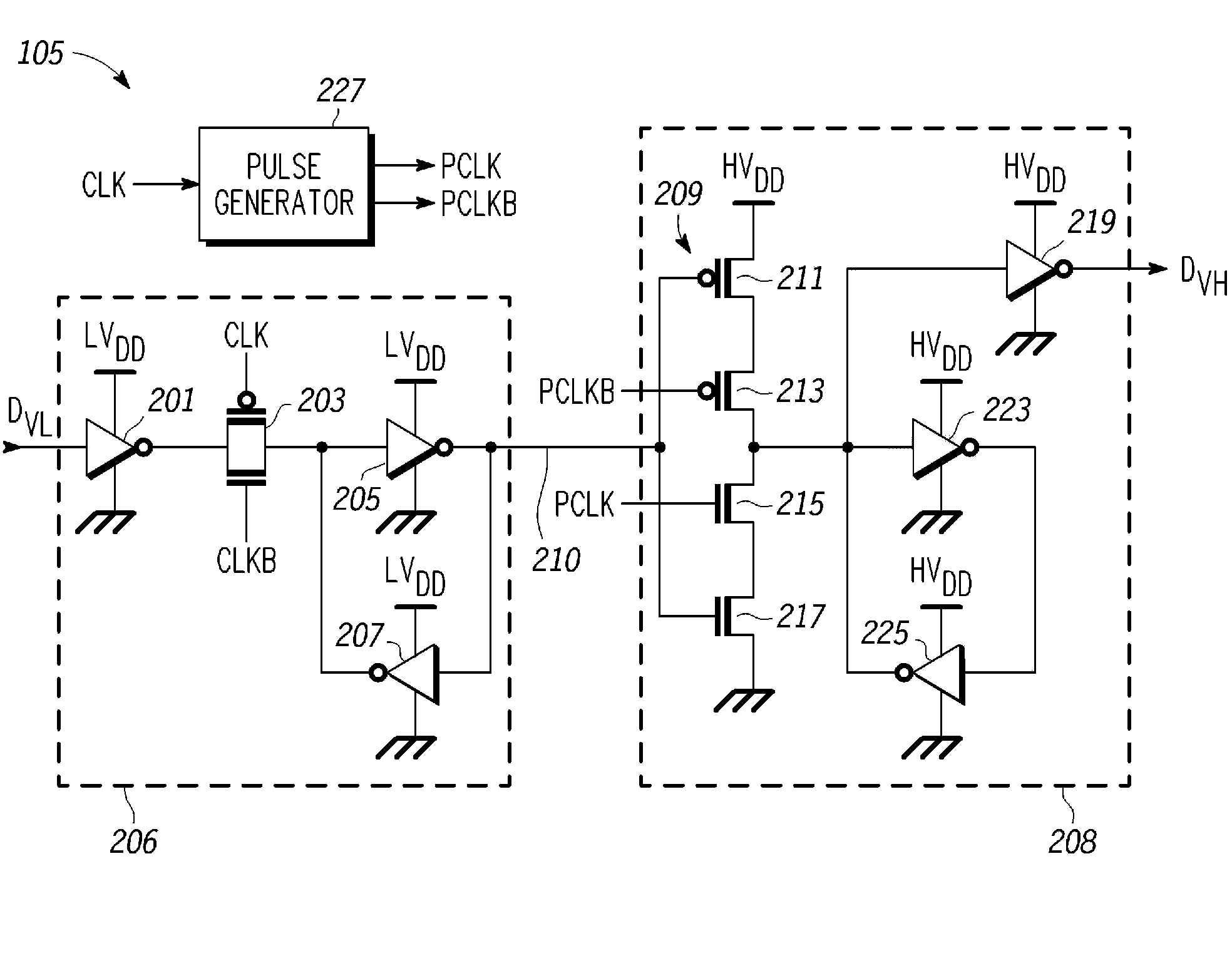 Level shifting circuit