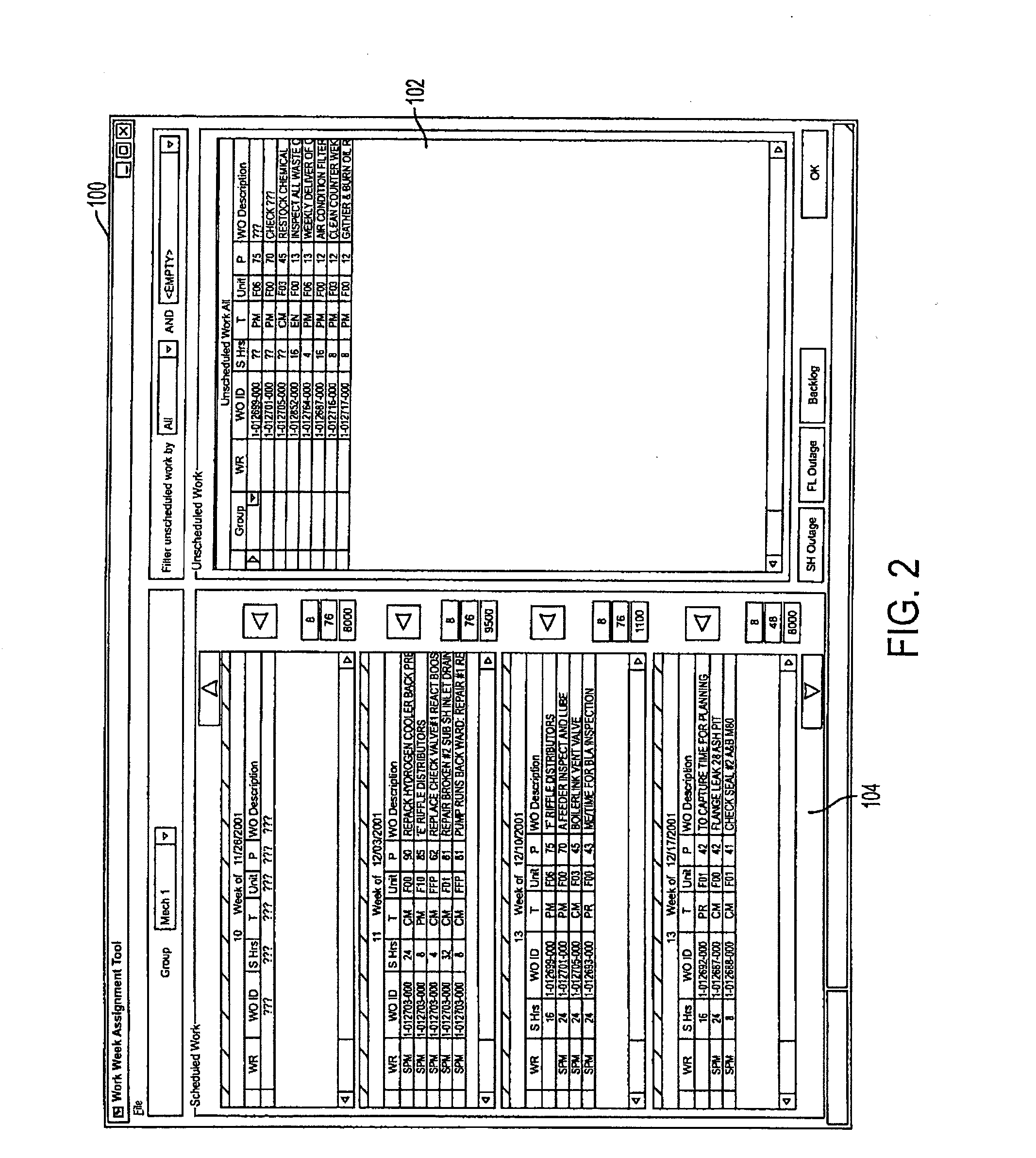 Planning and scheduling tool assistant