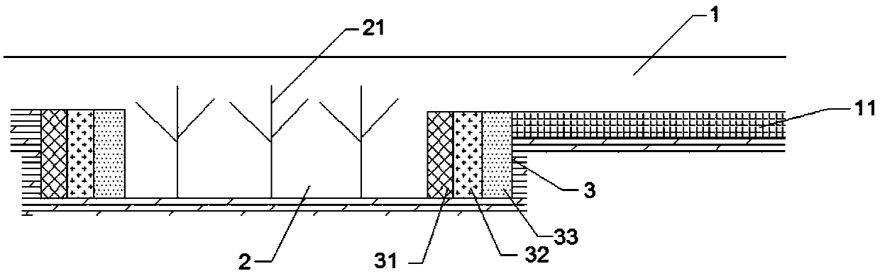 River channel purification structure for reducing pollutant quantity and construction method thereof