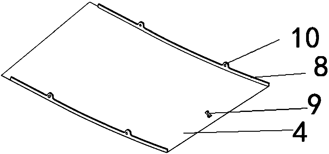 Wing flutter model frame segment structure