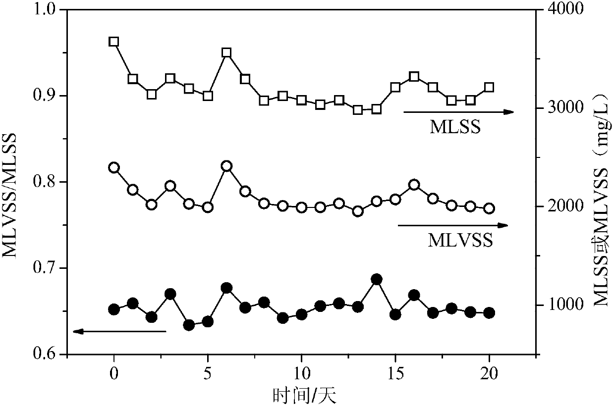 Method for alleviating swelling of filamentous bacterium-containing activated sludge under low-temperature condition