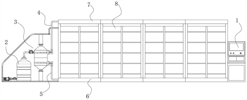 An intelligent takeaway cabinet with automatic access