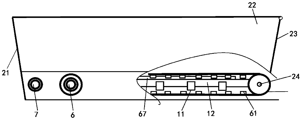 Dump truck compartment