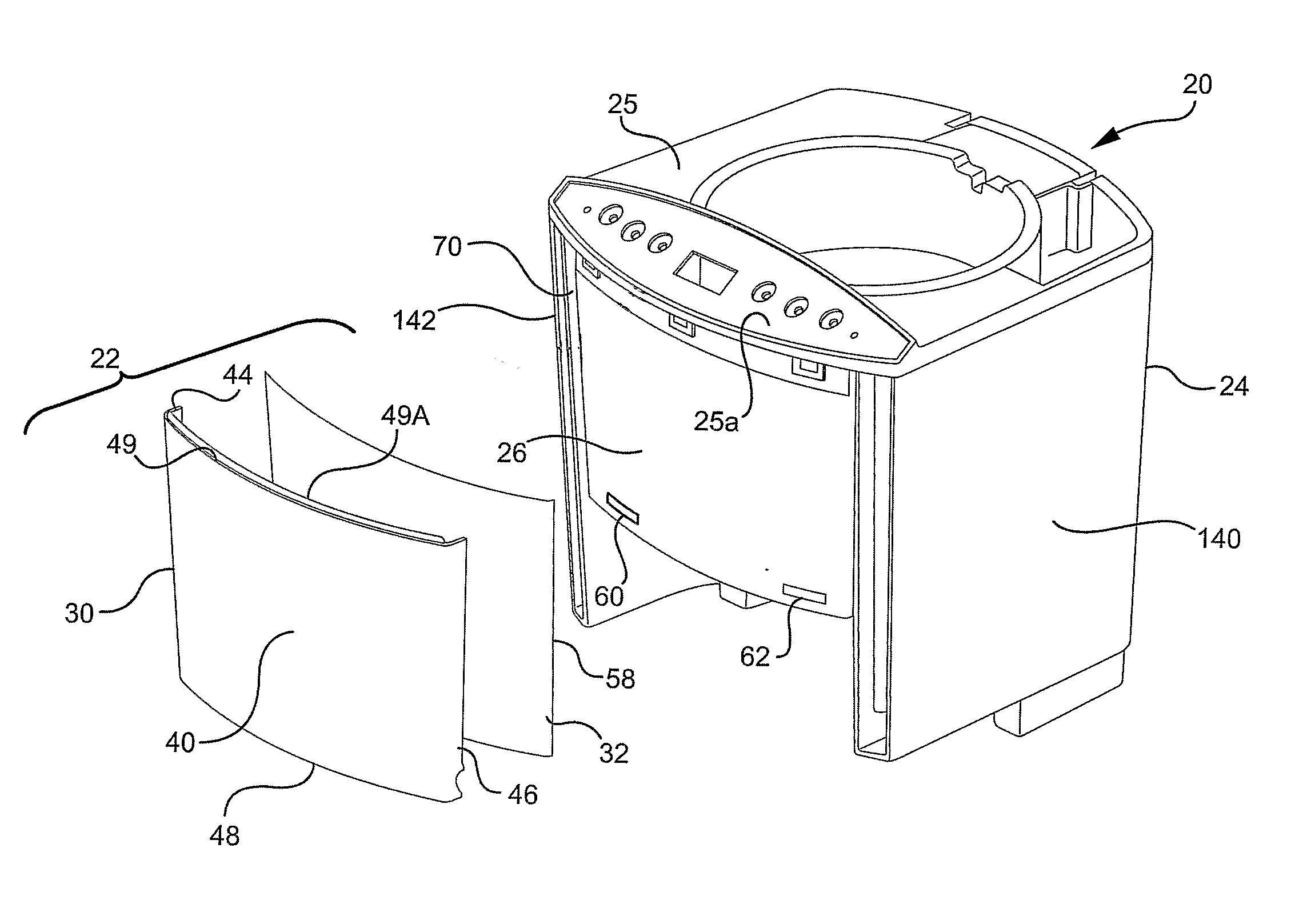 Kitchen Appliance Configured to Allow Variation of Aesthetic Appearance Thereof