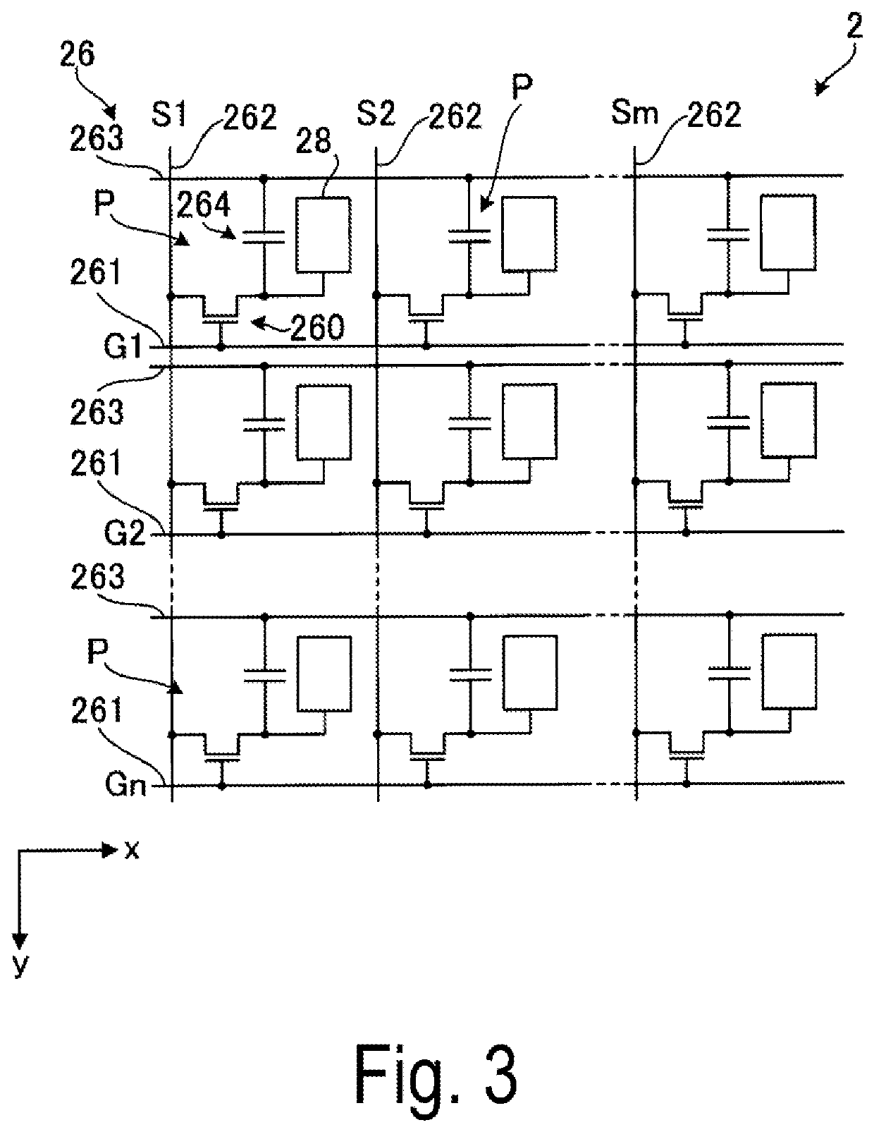 Transmissive-type liquid crystal display device and electronic apparatus