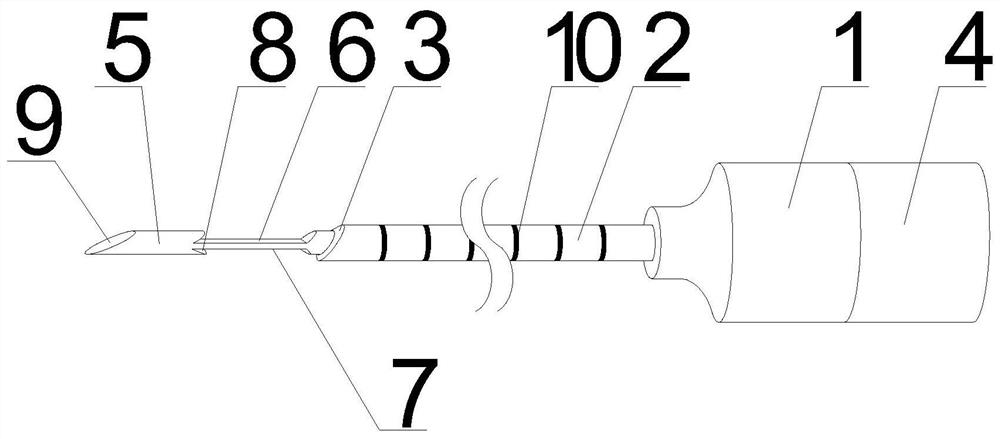 Double-groove tissue biopsy needle