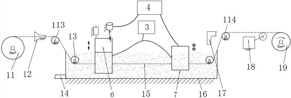 Electrodeposited diamond wire saw production system