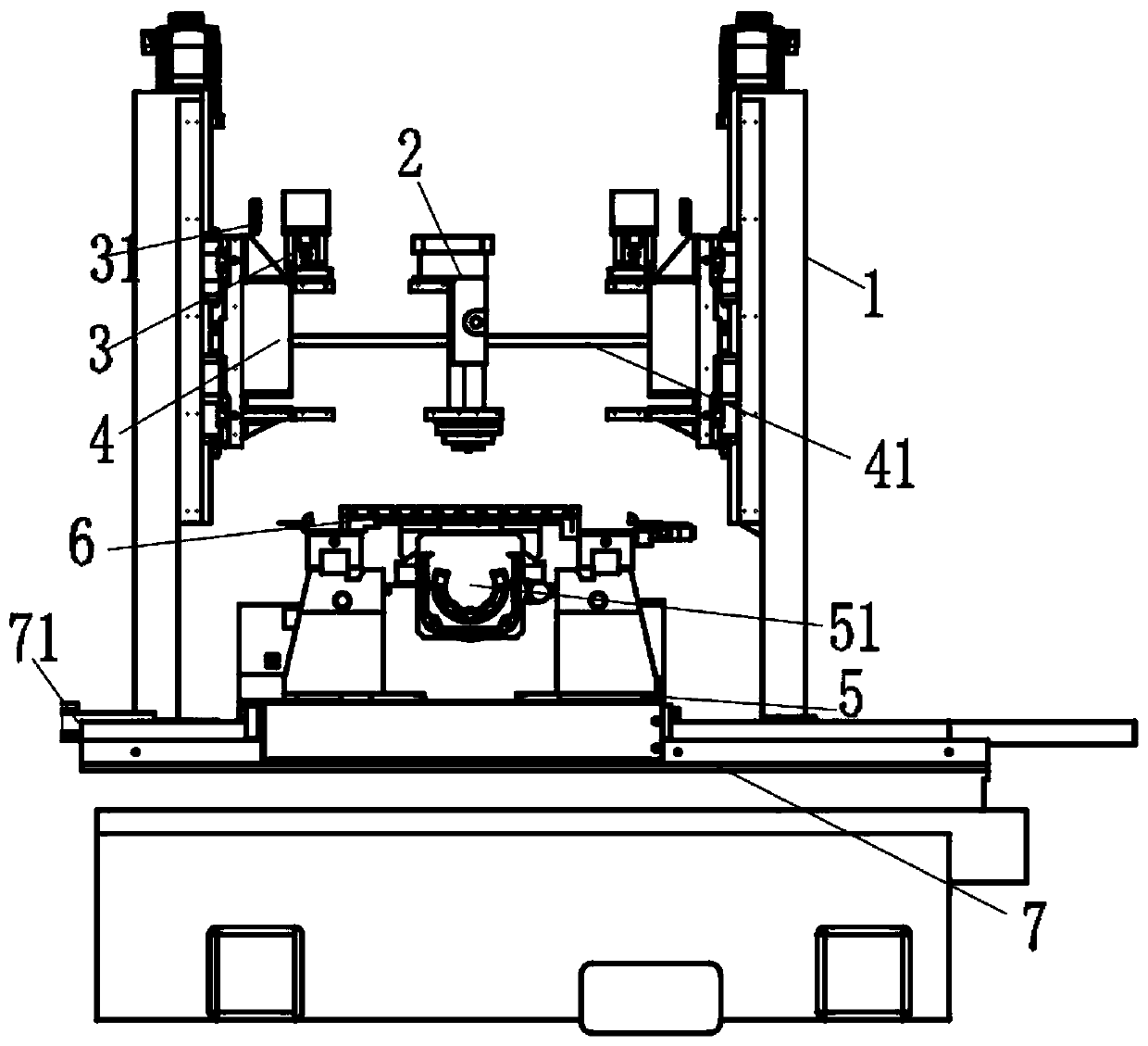 Surface-mount packaging equipment for semiconductor epitaxial film