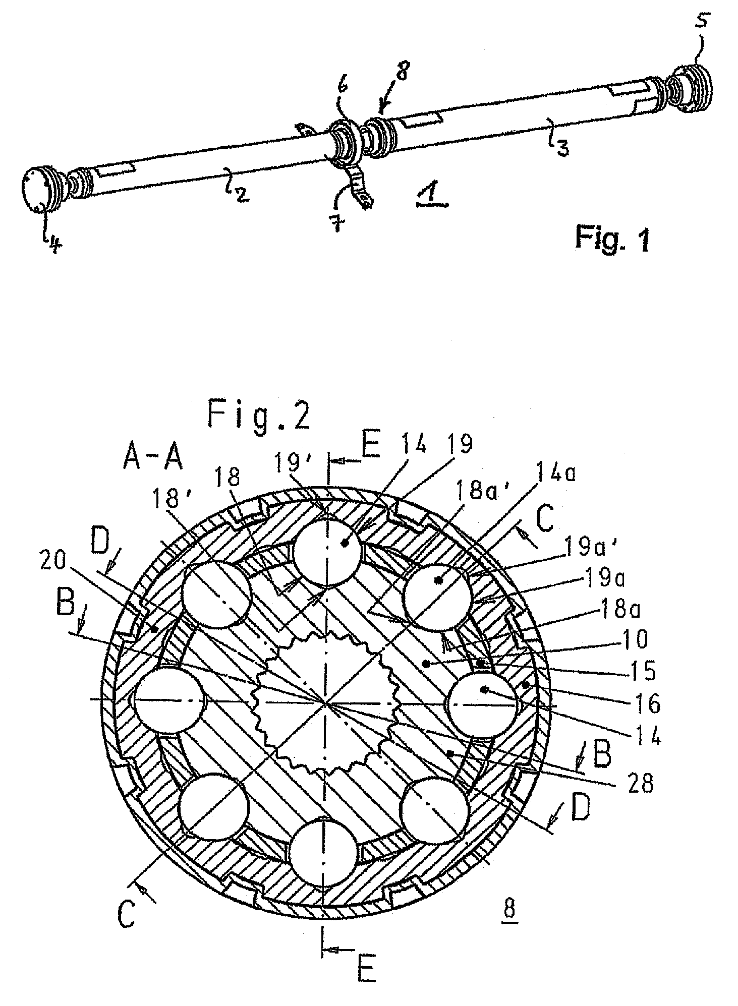 Torque Transmission Device Useful as a Fixed Constant Velocity Ball Joint Constructed as an Opposed Track Joint and Method for Producing Such a Joint